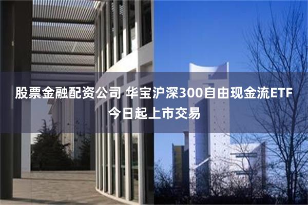 股票金融配资公司 华宝沪深300自由现金流ETF今日起上市交易