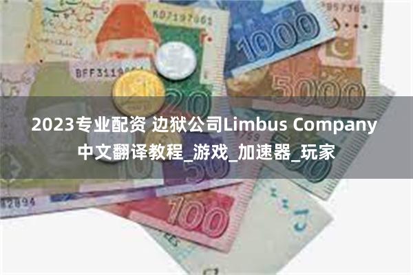 2023专业配资 边狱公司Limbus Company 中文翻译教程_游戏_加速器_玩家